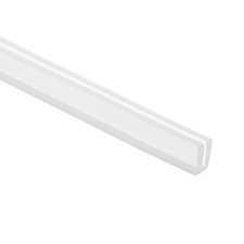 U Channel Edging Trim, 13.1 ft 0.24"Wx0.06"Tx0.14"H Sheet Edge Guard Protector