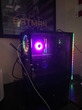gaming pc with mouse and keyboard