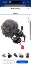 RODE VideoMicro Compact On-Camera Mic w/ Rycote Lyre Shock Mount  Windshield