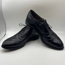 Allen Edmonds Mens Sz 10.5 D Dress Shoes PARK AVENUE Cap-Toe Oxfords Black NICE!