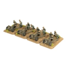 Flames of War US508 Marine 37mm Anti-tank Platoon (4 Guns) Gaming Miniatures