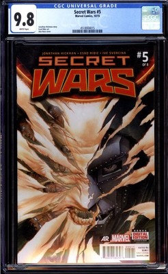 Secret Wars #5 CGC 9.8 (2015) Alex Ross! God Emperor Doom L@@K!