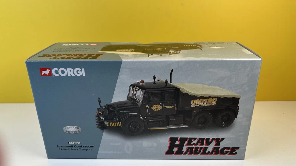 CORGI 1:50 HAULAGE CC12301 SCAMMELL CONTRACTOR-UNITED HEAVY TRANSPORT / NEW MIB - Image 2 of 4