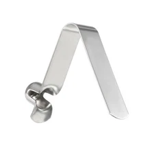 5PACK 8.3x8mm Kayak Paddle Snaps Pole Push Button Spring Clips Steel Single Pin