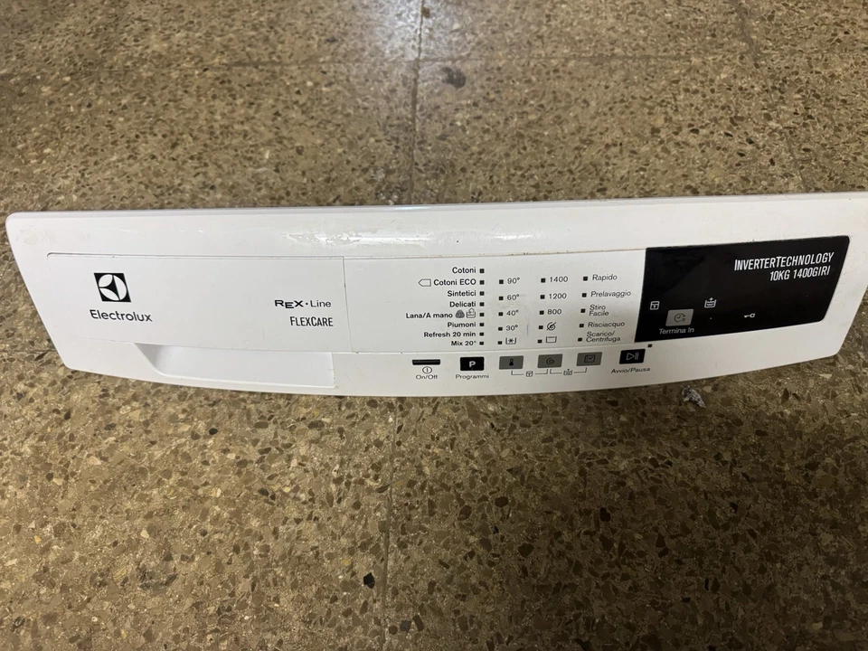 SCHEDA COMANDI LAVATRICE REX-ELECTROLUX 8079758416 CON FRONTALINO RWF1406BR - Immagine 3 di 4