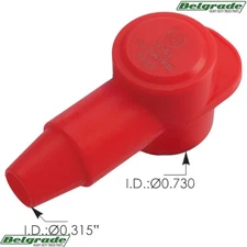 178.3067RD-2PK Boot Positive Battery Terminal 2 Pack