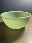 Vintage Fire-King Jadeite Swirl Mixing Bowl 6” Oven Ware USA Green Glass