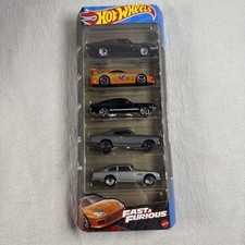2023 HOT WHEELS FAST AND FURIOUS 5 PACK CHARGER,MUSTANG,CHEVELLE,SUPRA,DB5 V2