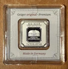 Geiger Silver Bar 10g Sealed in Plastic Assay Card