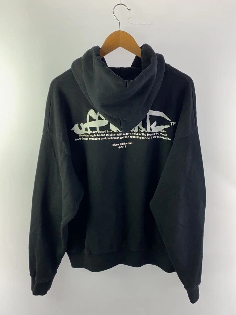 OFF WHITE FELPA CON CAPPUCCIO 22AW SCRIPT M nera ombb085f22fle006 usata