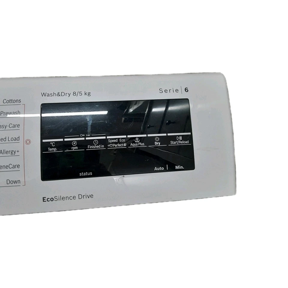 Bosch WVG30461GB Washer Dryer. Complete Front Panel With PCB. 11013025 11024433. - Image 2 of 4