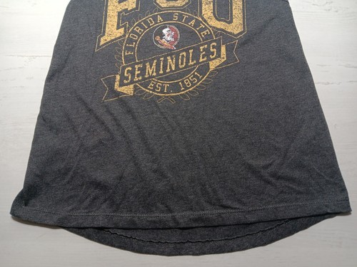 Camiseta sin mangas gris GAME DAY COUTURE x SOCIAL HOUSE FSU SEMINOLES talla mediana - Imagen 2 de 12