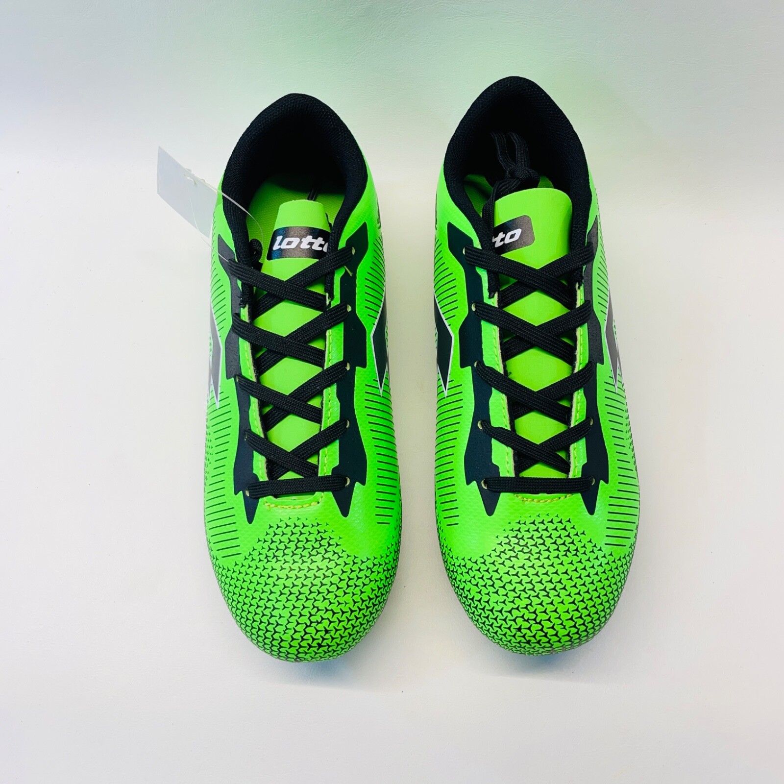 Scarpe da calcio Lotto Sport Youth verde lime taglia 5 nuove con etichette