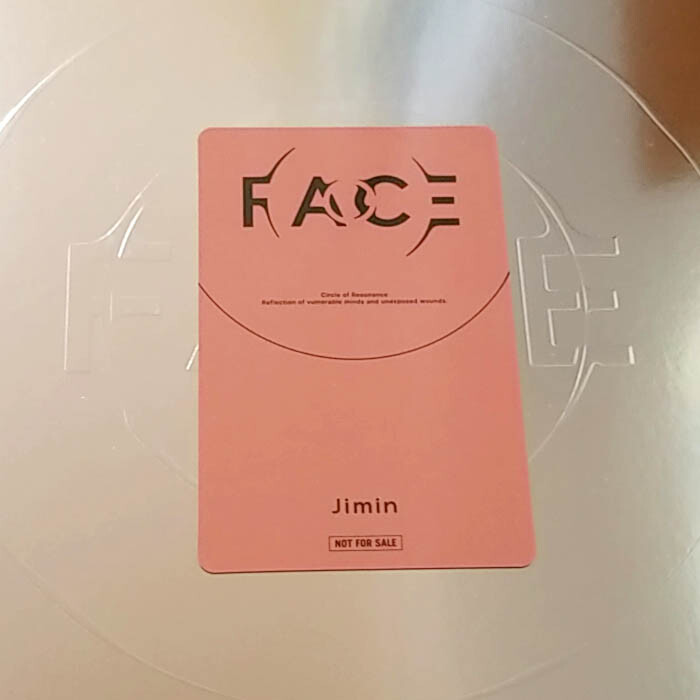 BTS JIMIN FACE ALBUM Universal Music Japan Limited Official