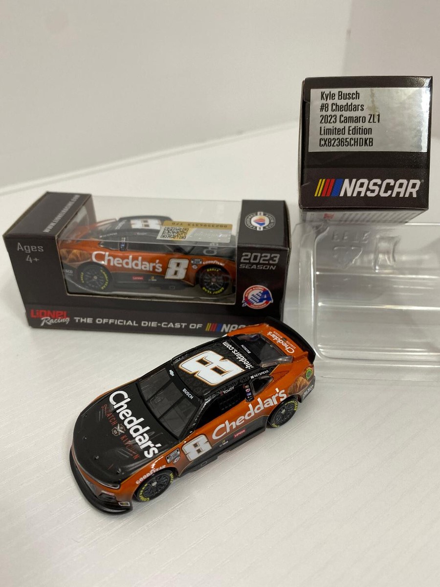 NASCAR 2023 KYLE BUSCH #8 CHEDDARS 1/64 CAR | eBay