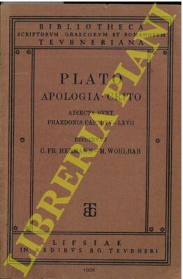 Teller - Apologie, Crito, adiecta s. Phaedonis c.LXV-LXVII, Aufl. C.F.Hermann M.
