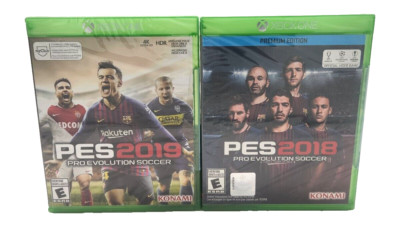 Pro Evolution Soccer 2019 & 2018 - Microsoft Xbox One - Brand New Sealed US Ver.