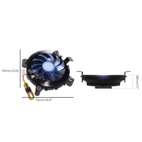 E86 Cooling Fan 4Pin PWM High Air Pressure Low Noise PWM Cooling Fan CPU Cooler - Afbeelding 8 van 8