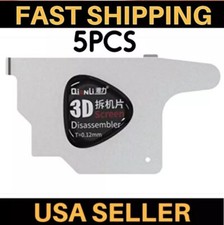 5PCS QIANLI Ultra Thin Metal Screen Pry Spudger Disassembling Card Tool 3D