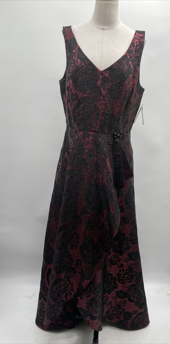 alex evenings jacquard dress Alex Evening Jacquard Long Evening Dress 8181284 main image 1