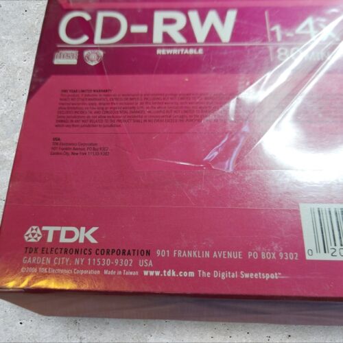 TDK CD-RW 20 Pack with Storage Cases - Picture 3 of 8