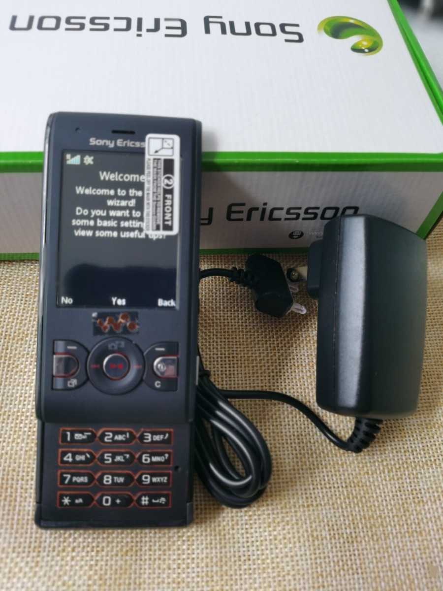 Sony Ericcson Walkman W595 - Black blue white (Unlocked) Cellular