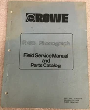 Rowe Phonograph Jukebox R-88 Field Service Manual & Parts Catalog *ORIGINAL* J73