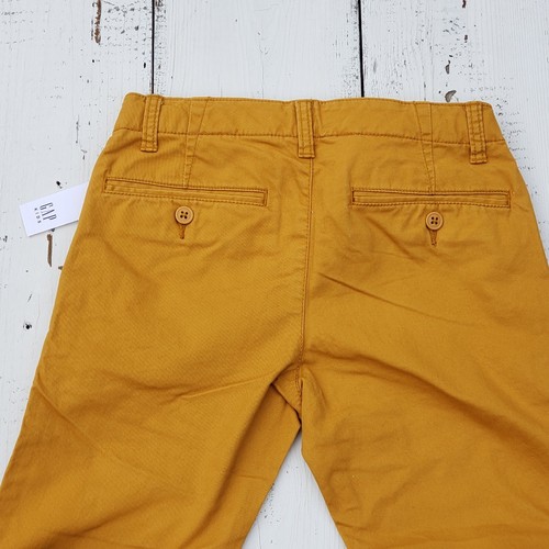 Gap Kids Boy's Size 12 Regular NEW Mustard Yellow Jean Pants - Picture 3 of 3