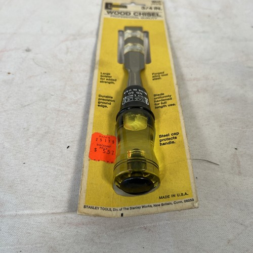 Stanley No.60 C ,16-612 Professional Wood Chisel 3/4'' Wide New Old Stock NOS - Picture 2 of 7