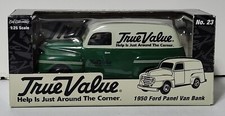 1:25 ERTL 1950 FORD "TRUE VALUE" DIECAST PANEL DELIVERY TRUCK -BANK