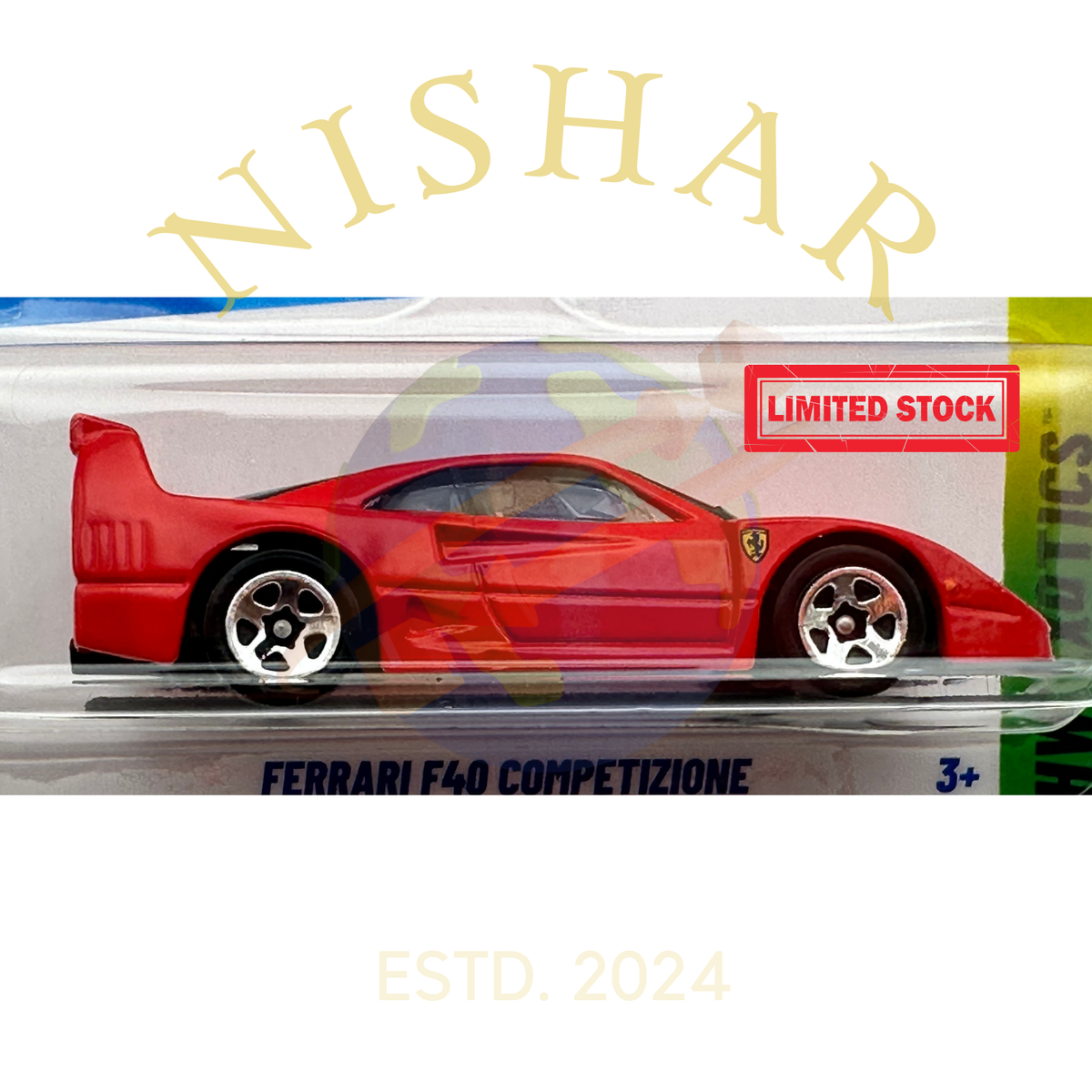 ホットウィール FERRARI F40 COMPETIZIONE ×２ HOT WHEELS 2025 Case K FERRARI F40 COMPETIZIONE New LONG
