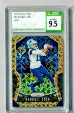 2019 Panini Prizm Randall Cobb Disco Prizm CSG 9.5