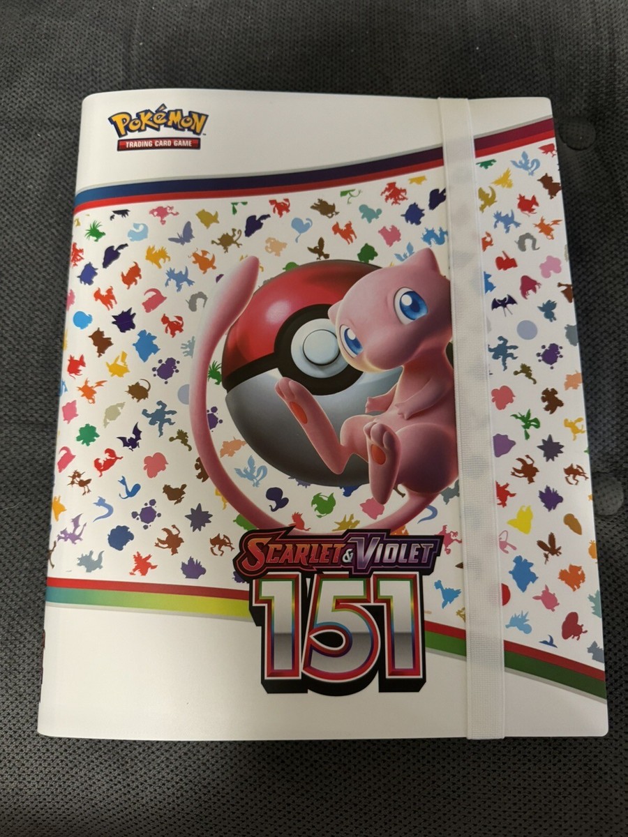 Pokémon Scarlet And Violet 151 Binder w/ complete Common Pokémon Scarlet And Violet 151 Binder w/ complete Common