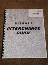 Niehoff Ignition Parts Interchange Catalog Part #s, 30,000+ Part Numbers Listed