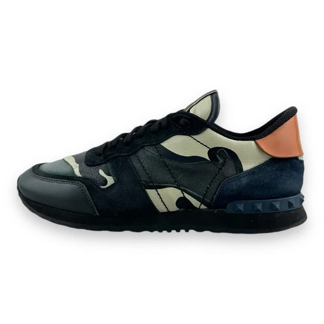 VALENTINO Rockrunner Black/Blue/Orange Men’s Trainers Size UK 6 EU 40