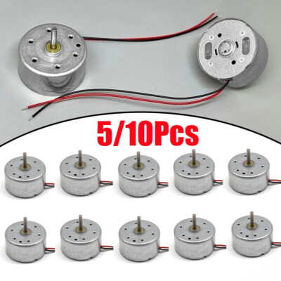 #ad 5 10*RF 300CA RC 300 DC 3V 5V 6V 10300RPM 24mm Round Electric Motor 2mm Shaft $11.58