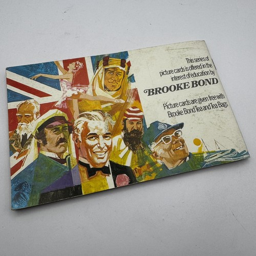 Brooke Bond Tea Cards Famous People 1969 In Album Complete - Picture 2 of 4