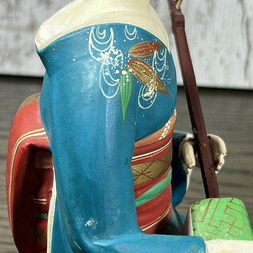 Hakata Mimasu Geisha spielt Shamisen Japan Vintage Zustand lesen 8 1/4" groß - Bild 17 von 24