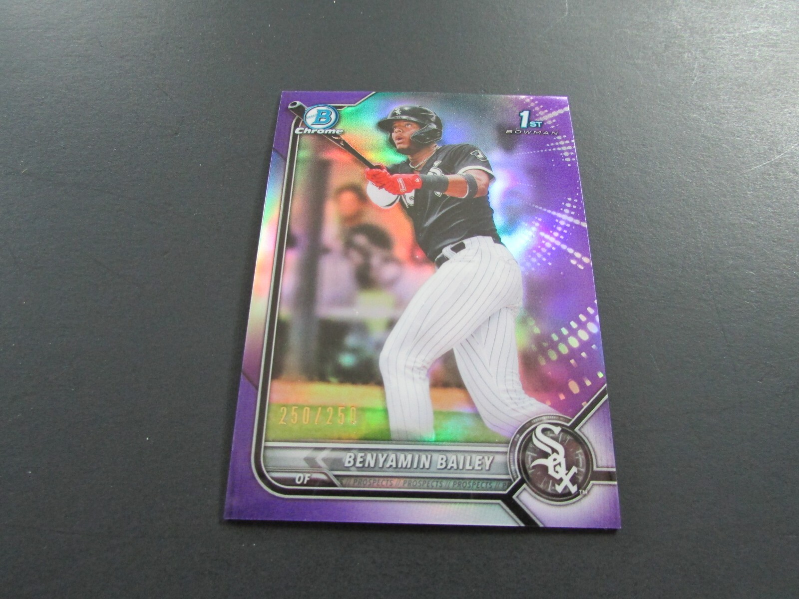 2022 Bowman Chrome Prospects Benyamin Bailey 1st BCP-8 Purple Refractor 250/250