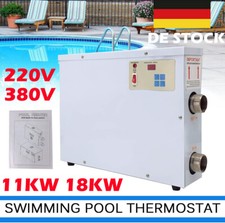 5.5KW 9KW 11KW 18KW Schwimmbadheizung Poolheizung Wärmetauscher Pool Wärmepumpe