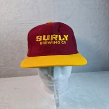 Surly Brewing Co Hat Cap Snap Back  Minnesota Embroidered Beer