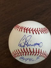 CURT SIMMONS  SWEET SPOT AUTO OMLB W/ COA PHOF 93 INSCRIPTION