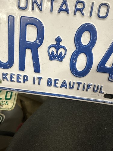 1973 Ontario Canada License Plate HUR.840 Keep It Beautiful - Picture 7 of 20