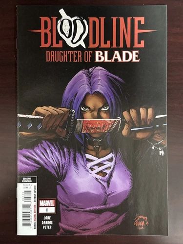 BLOODLINE: DAUGHTER OF BLADE #1 (Marvel 2023) 2nd Print Stegam Variant