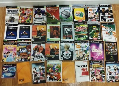 GROS LOT NOTICES ET JAQUETTES SONY PS2-XBOX - Photo 1/4