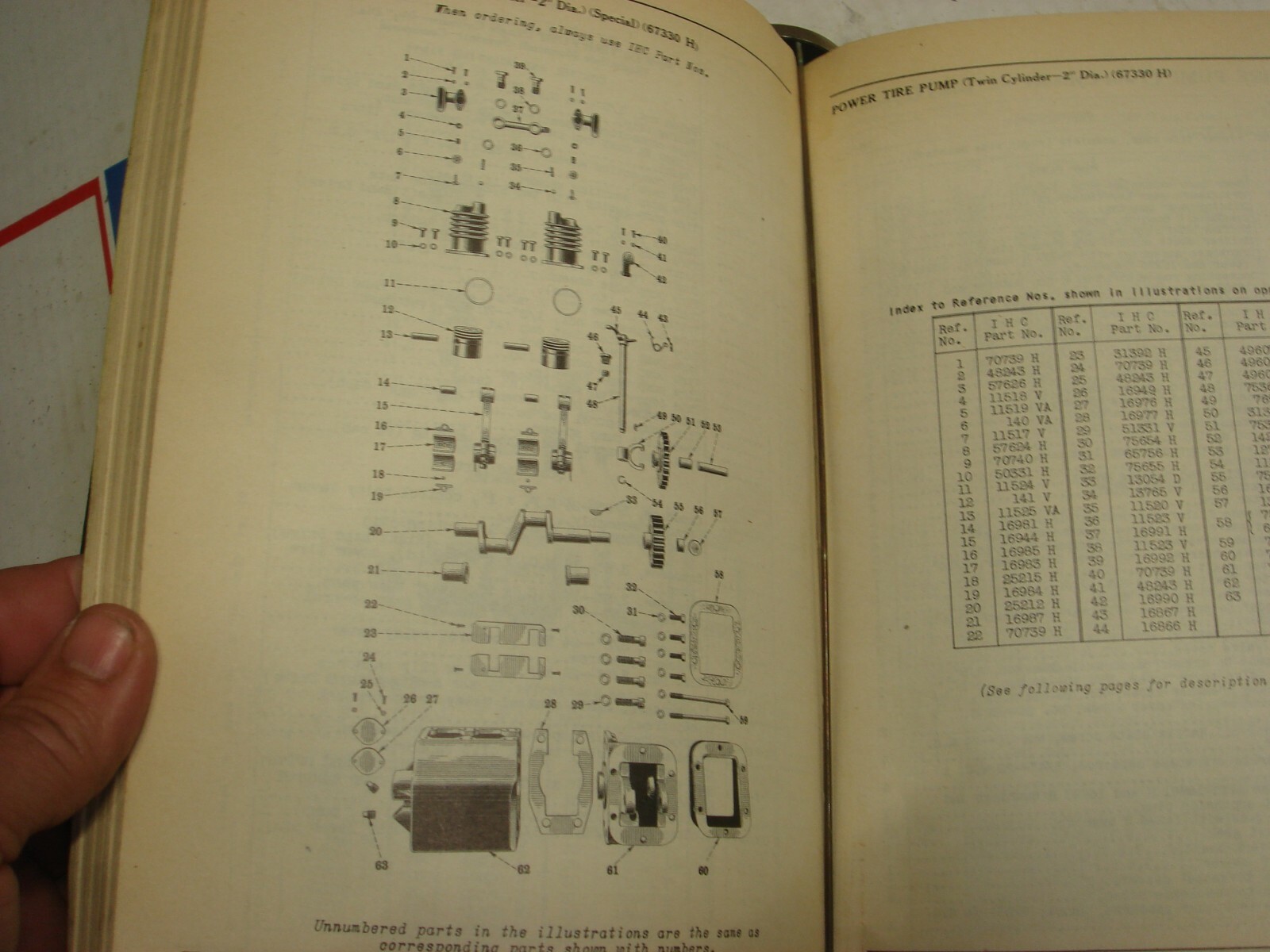  International Harvester Truck Parts Catalog Manual D-246T DS-246T Dr-246T D-246