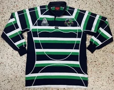 Canterbury Vtg Rare Men's Smuttynose Brewing Co. Rugby Polo Shirt Size M