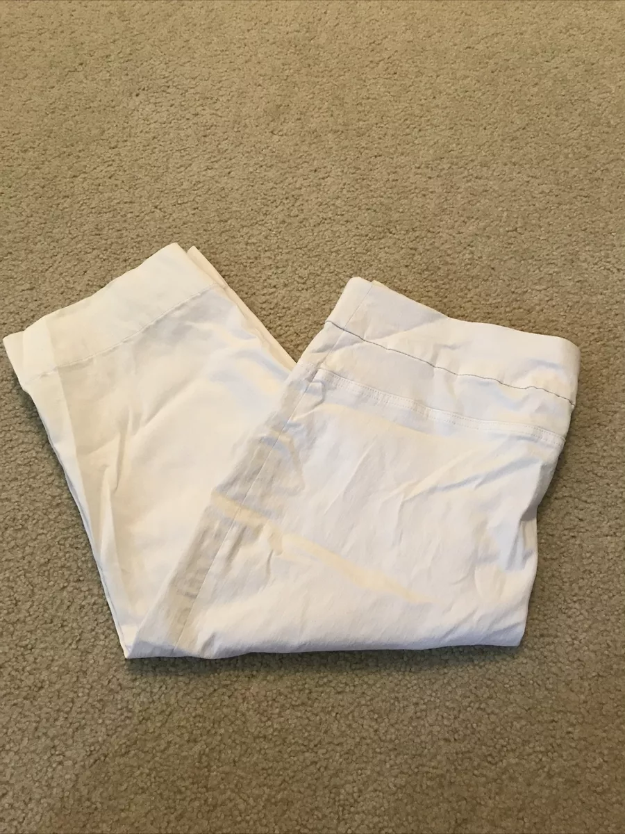 Alfred dunner white capris sale