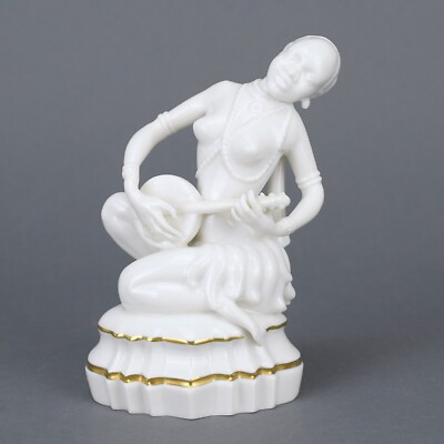 Hutschenreuther Afrikanerin  Banjo Jazzband Art Deco Fehr Figur Porzellan AE171