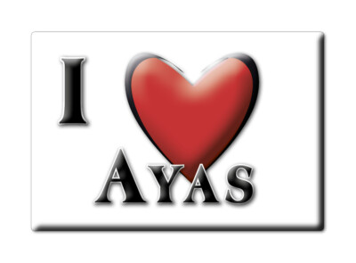 Ayas Magnet (AO) - Valle D'Aosta Fridge Magnet Souvenir Italy Gift Idea